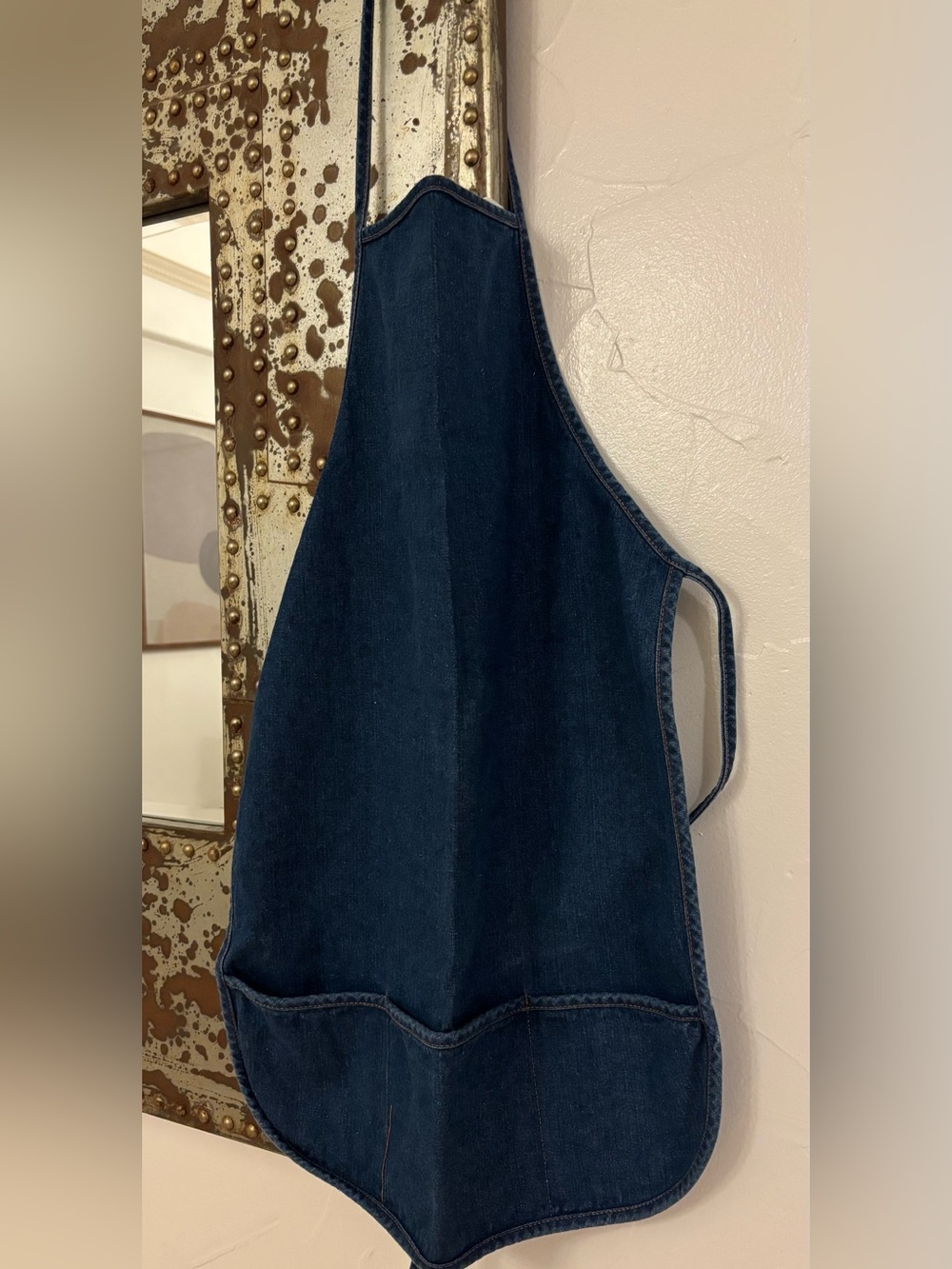 100% Cotton Dark Blue Denim Apron